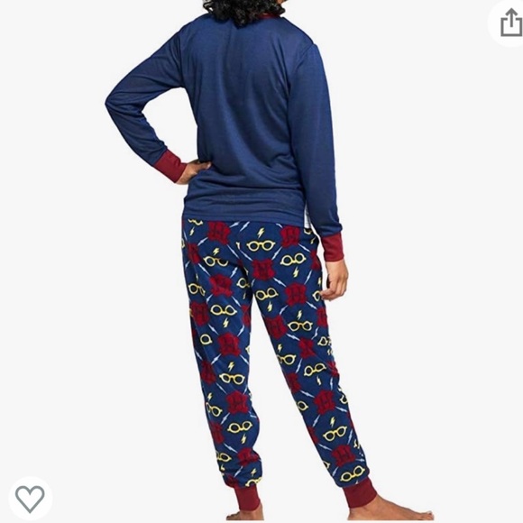Harry Potter Mischief Managed Pajamas Size Medium - Picture 2 of 4